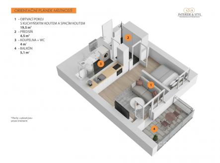 Prodej bytu, 1+kk, 30 m²