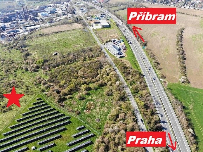 Prodej komerčního pozemku 16.840 m², Mníšek pod Brdy