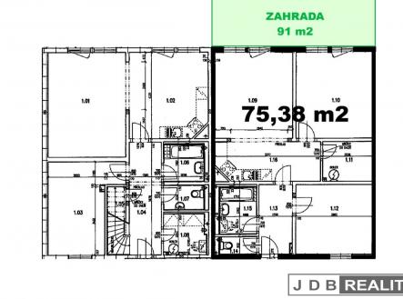 Prodej bytu, 3+kk, 167 m²
