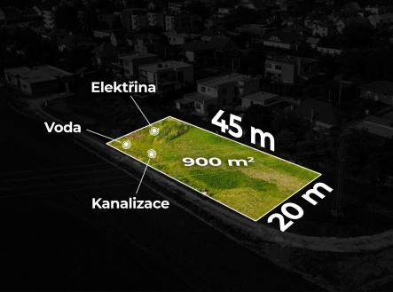 Prodej - pozemek pro bydlení, 900 m²