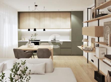 Prodej bytu, 2+kk, 50 m²