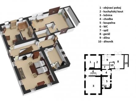 Prodej chaty/rekreačního objektu, 245 m²