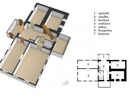 Prodej chaty/rekreačního objektu, 108 m²
