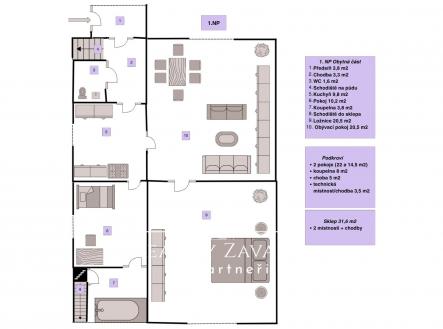 Prodej domu/vily, 126 m²