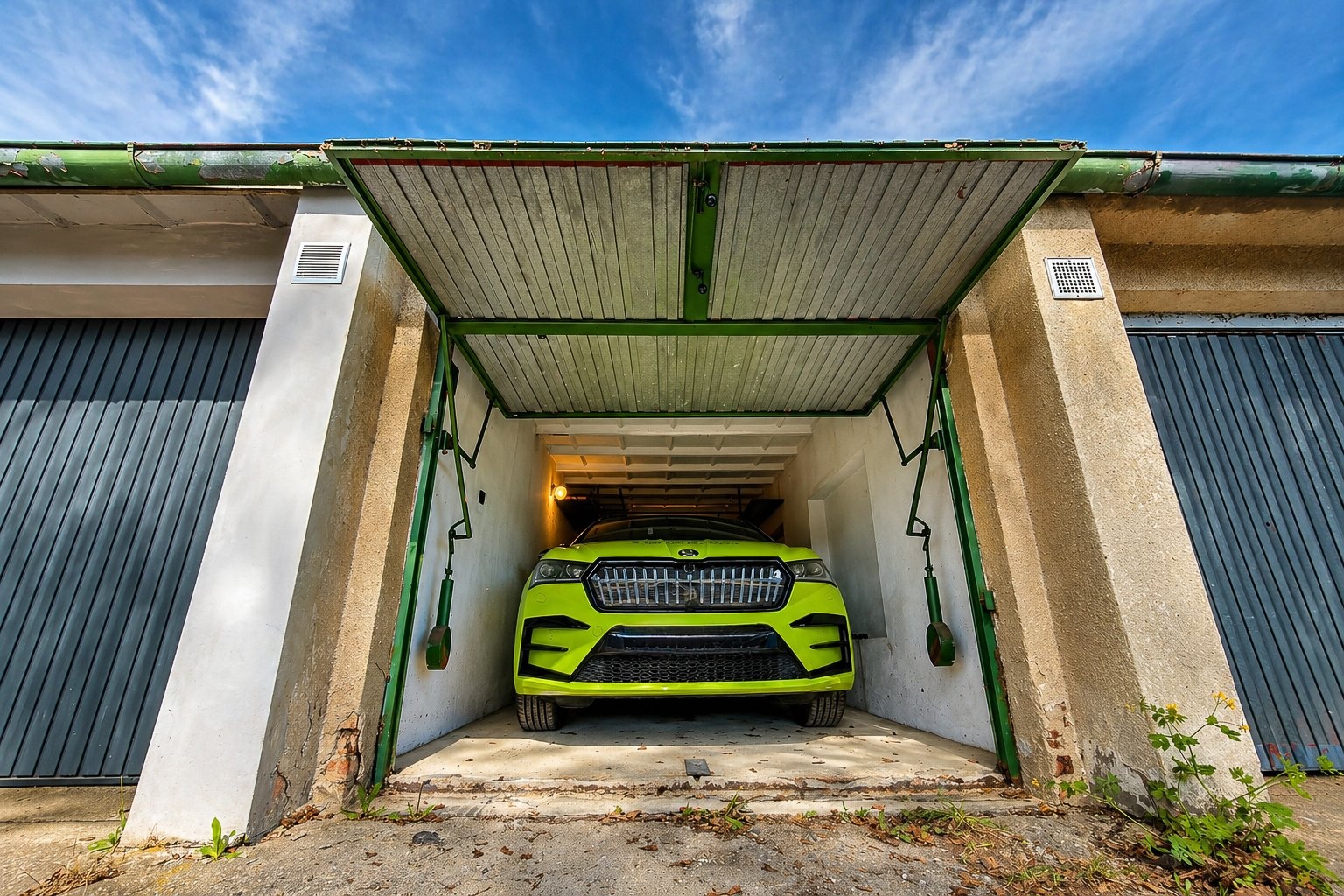 Pronájem garáže,17 m², elektřina, Chomutov, Pod Strážištěm ul.