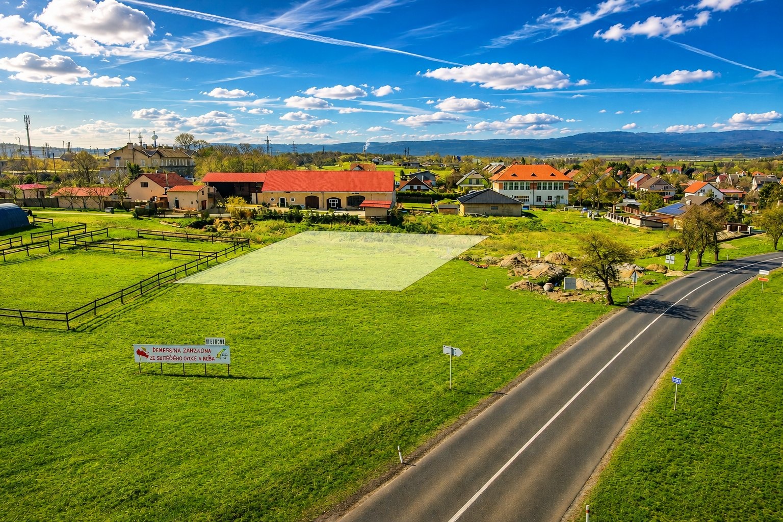 Pozemek k výstavbě domu, 1.244 m2, Březno u Chomutova