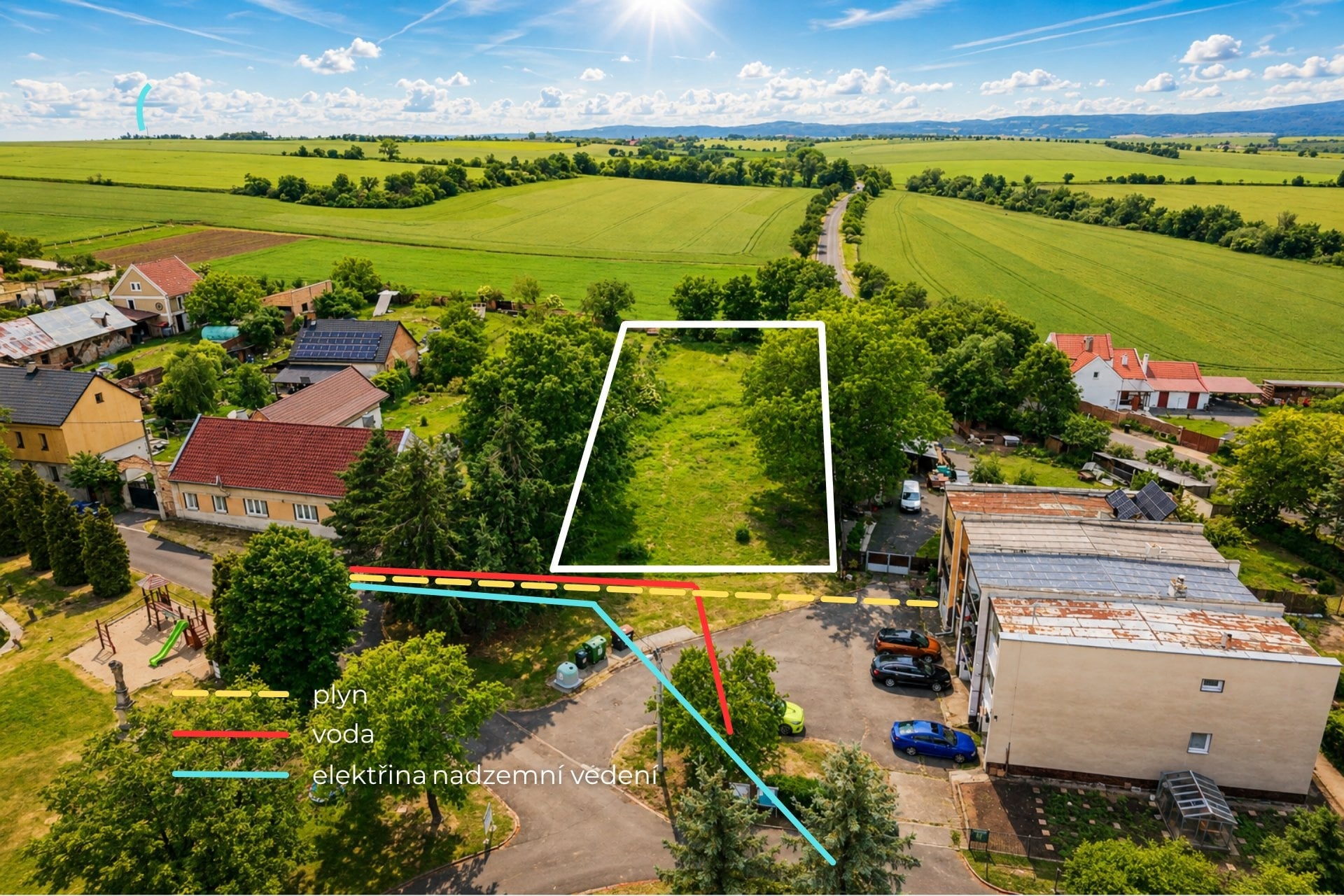 Prodej, stavební pozemek,  2197 m², Strupčice - Hošnice