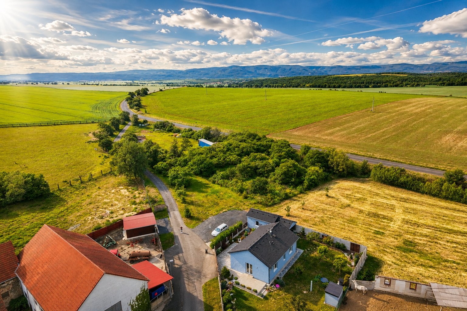 Prodej, stavební pozemek, 1180 m2, Sušany - Strupčice