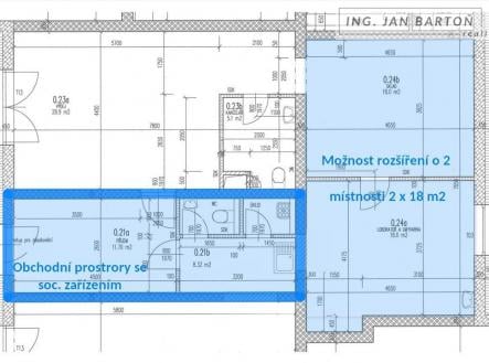 Prodej - obchodní prostor, 23 m²