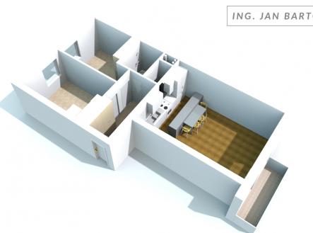 Prodej bytu, 3+kk, 65 m²