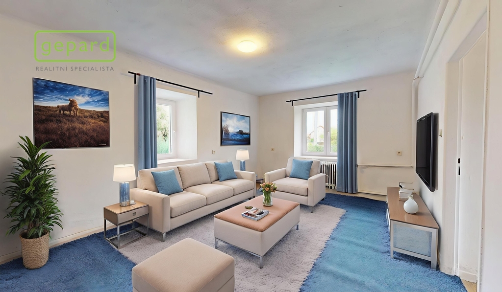 Vizualizace obývacího prostoru