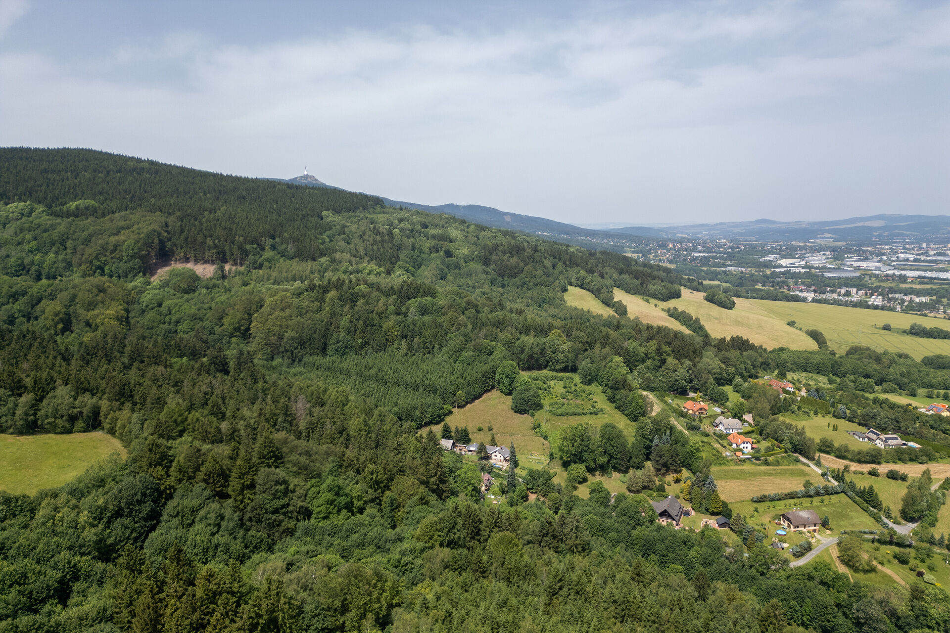 Zahrada v Šimonovicích u Liberce (1486 m²)