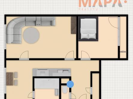 Prodej bytu, 2+1, 63 m²