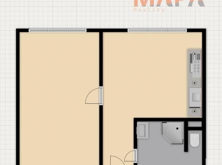 Prodej bytu, 1+1, 36 m²