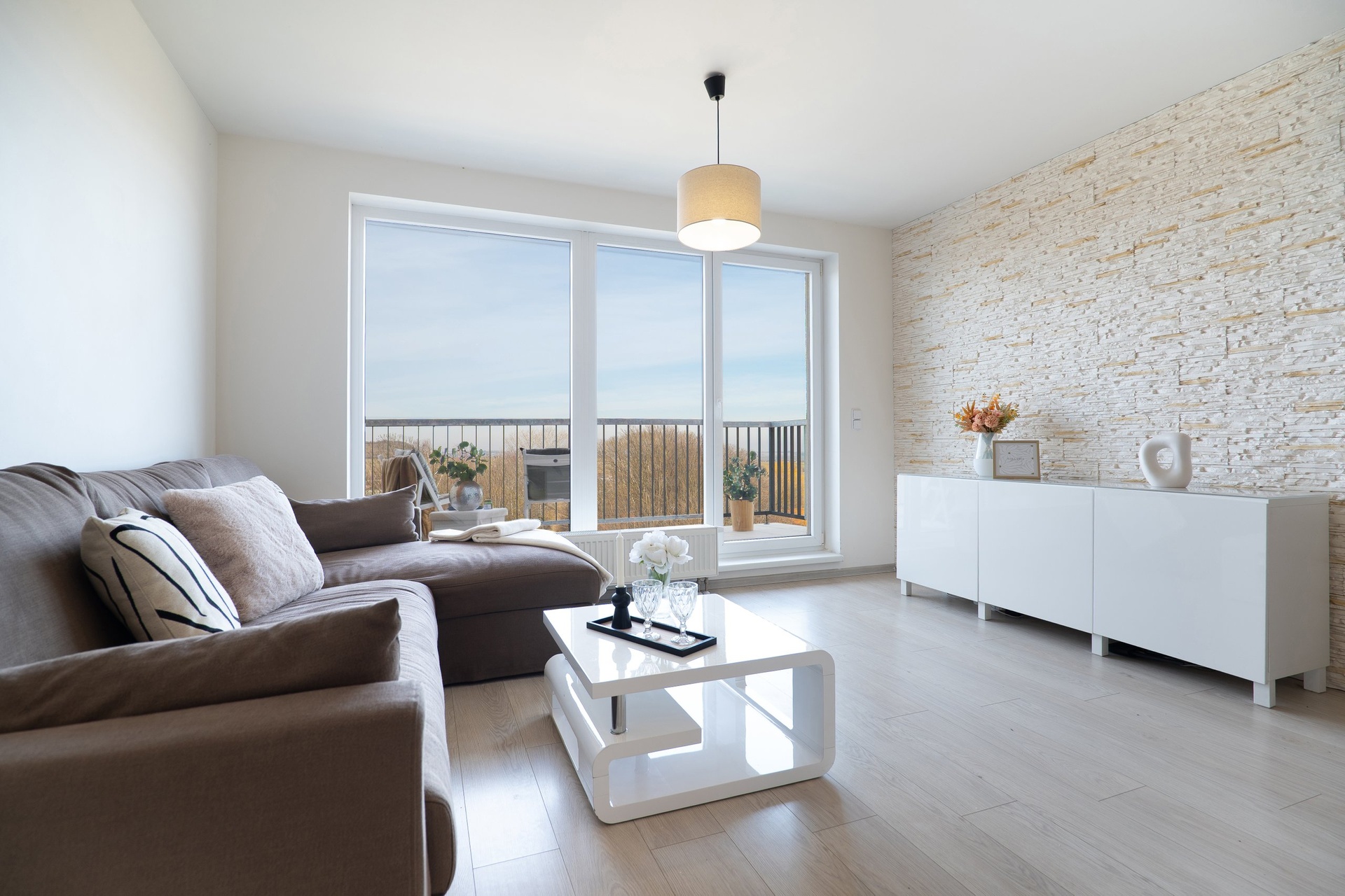 Obývací pokoj s terasou