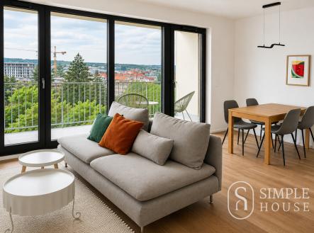 Pronájem bytu, 2+kk, 69 m²