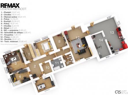 Prodej chaty/rekreačního objektu, 460 m²