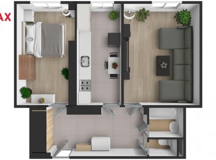 Prodej bytu, 2+1, 53 m²