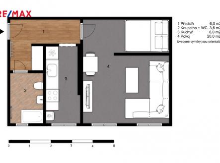 Prodej bytu, 1+1, 36 m²