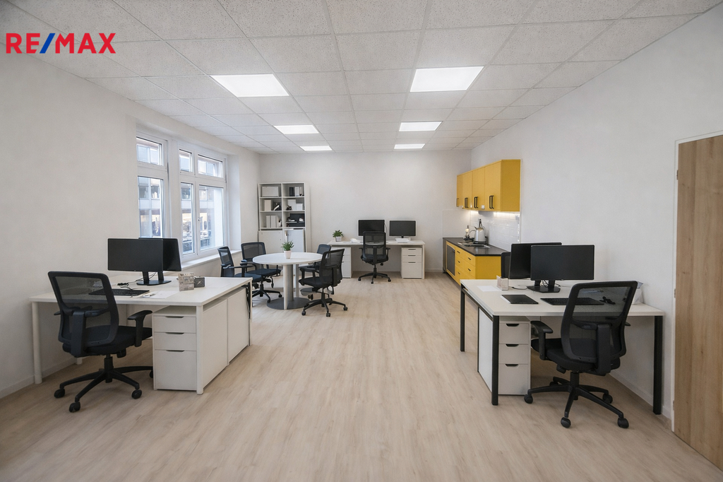 Vizualizace - velká kancelář