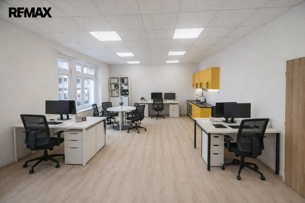 Vizualizace - velká kancelář