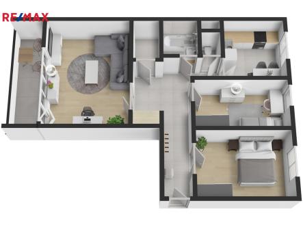 Prodej bytu, 3+1, 77 m²