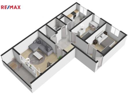 Prodej bytu, 3+1, 77 m²