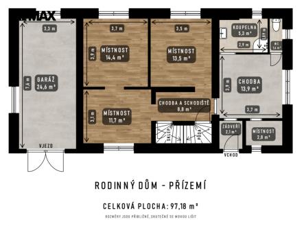 Prodej domu/vily, 184 m²