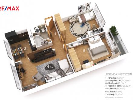 Prodej bytu, 3+1, 78 m²