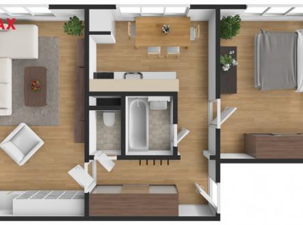 Prodej bytu, 2+1, 50 m²