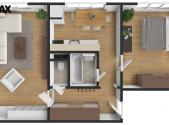 Prodej bytu, 2+1, 50 m²