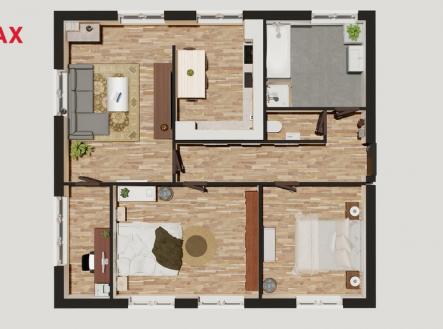 Prodej bytu, 3+1, 74 m²