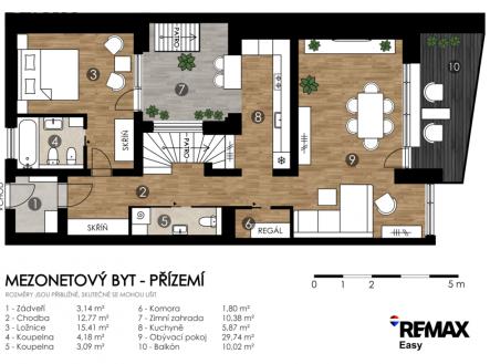 Prodej bytu, 4+kk, 175 m²