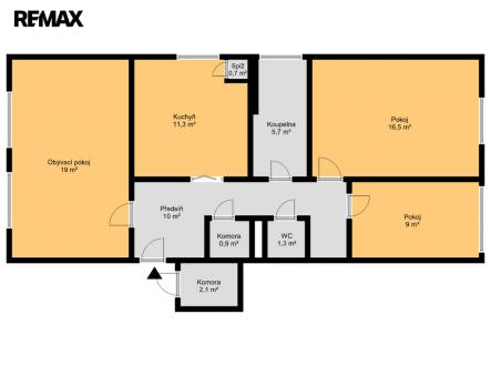 Prodej bytu, 3+1, 84 m²