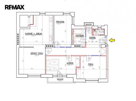 Pronájem bytu, 4+kk, 110 m²
