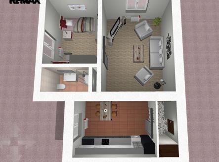 Pronájem bytu, 2+1, 86 m²