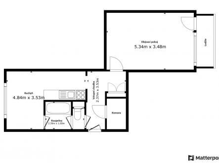 Prodej bytu, 1+1, 41 m²