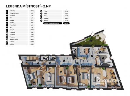 Prodej bytu, 6+kk, 281 m²