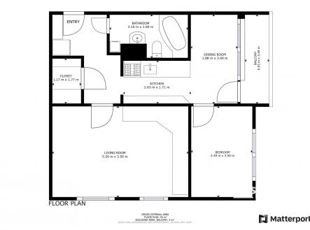 Pronájem bytu, 2+1, 50 m²