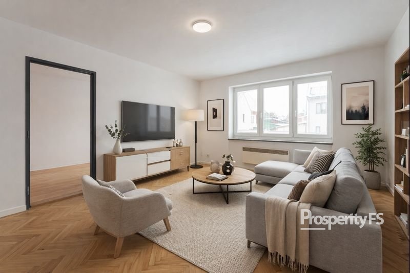 Vizualizace - obývací pokoj