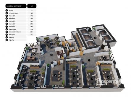 Pronájem kanceláře, 34 m²
