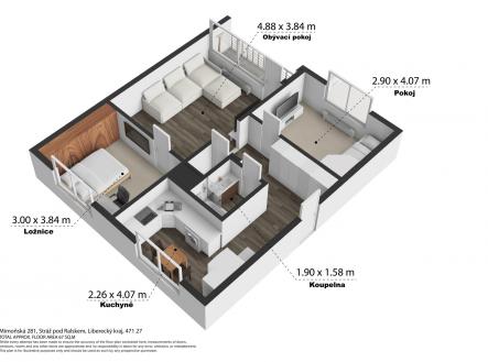 Prodej bytu, 3+1, 70 m²