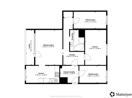 Prodej bytu, 4+1, 84 m²