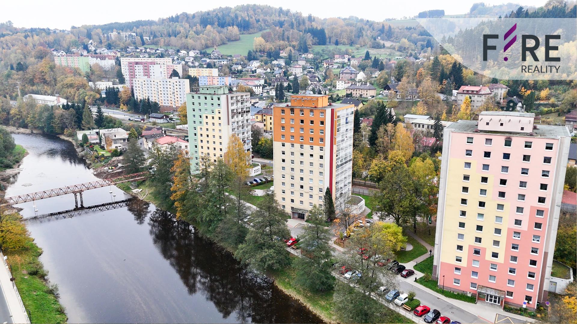 Prodej byt 3 + 1, 70㎡|Liberecký kraj, Jablonec nad Nisou, Železný Brod, Jiráskovo nábřeží 713, 46822