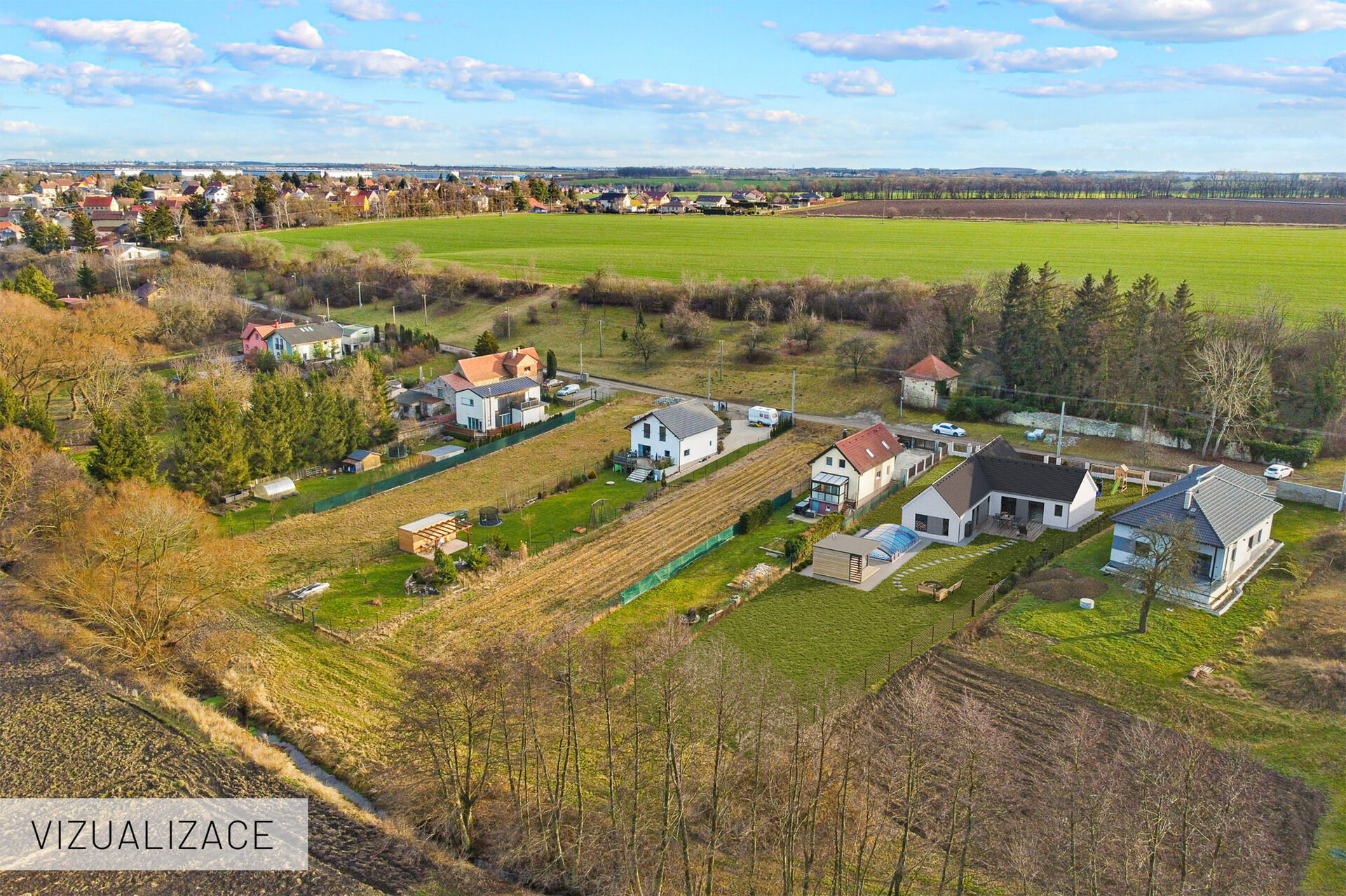 Prodej stavebního pozemku 1 903 m², Hostouň