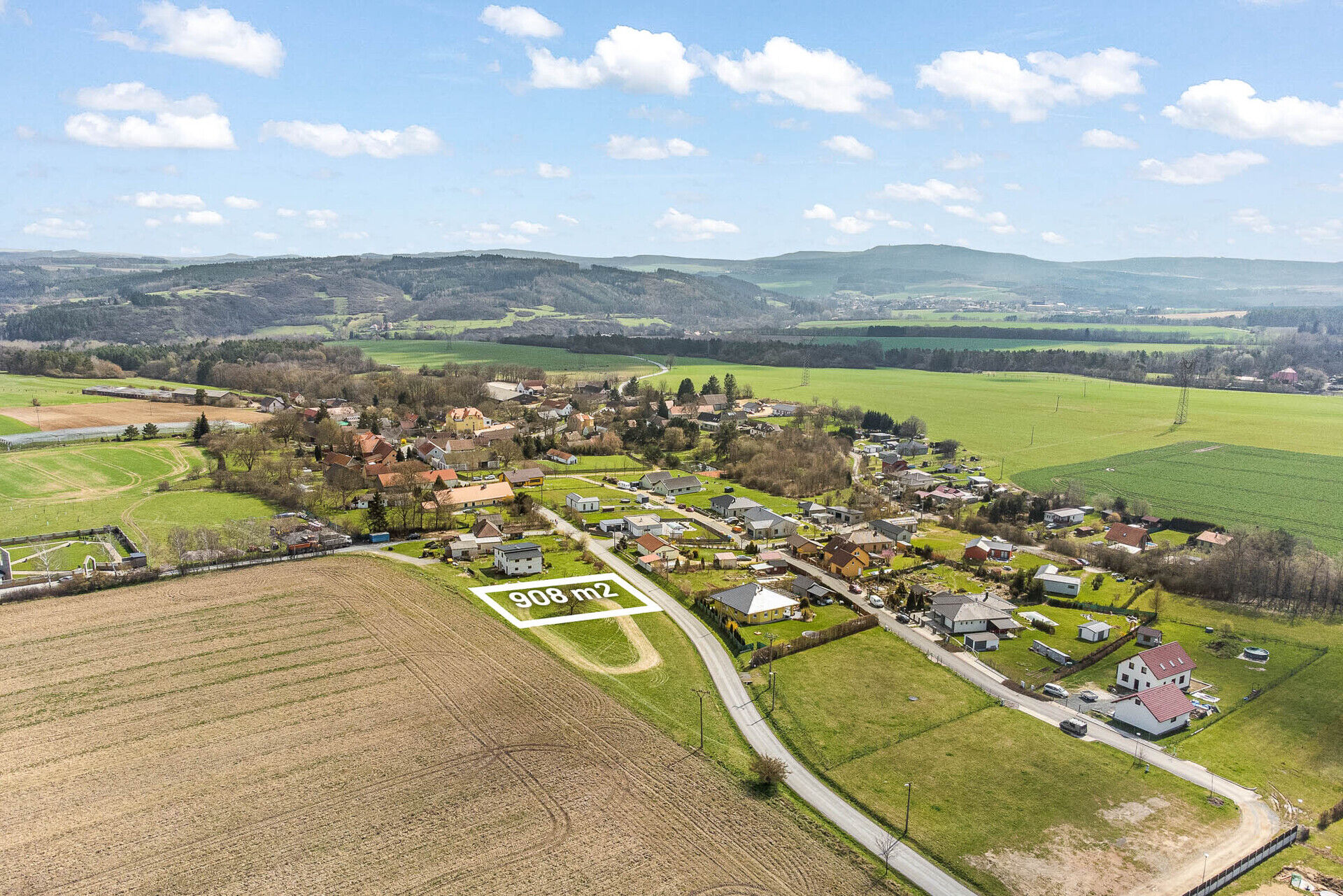 Prodej stavebního pozemku 908 m², Němčovice