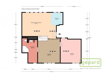 Prodej bytu, 2+kk, 150 m²