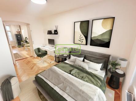 Pronájem bytu, 2+kk, 34 m²