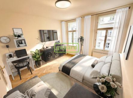 Pronájem bytu, 2+kk, 35 m²