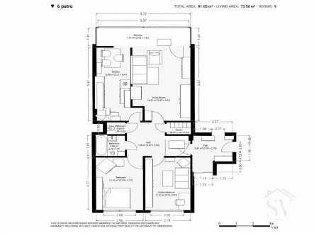 Prodej bytu, 3+1, 81 m²